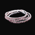 Blush Radiance Rhinestone Bracelet