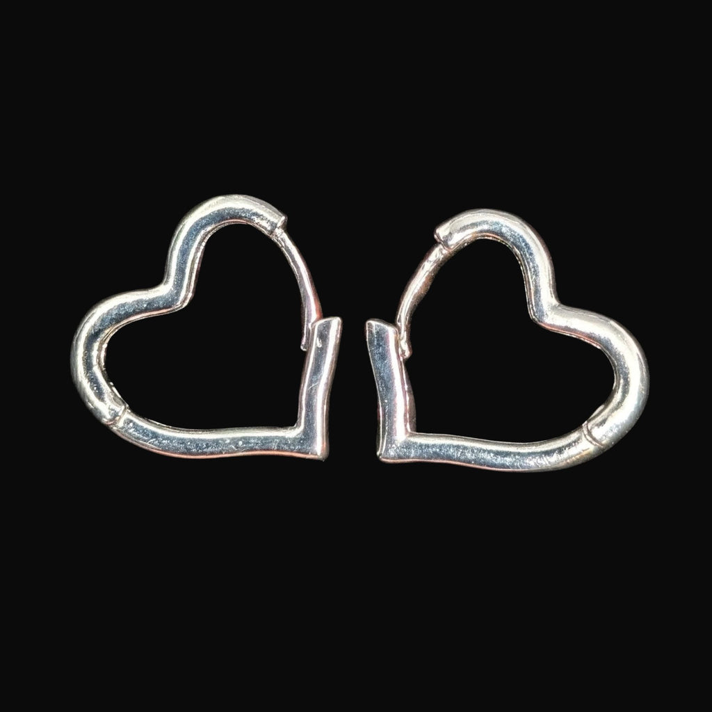 Sterling Heart Earrings