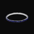 Sapphire Radiance Rhinestone Bracelet