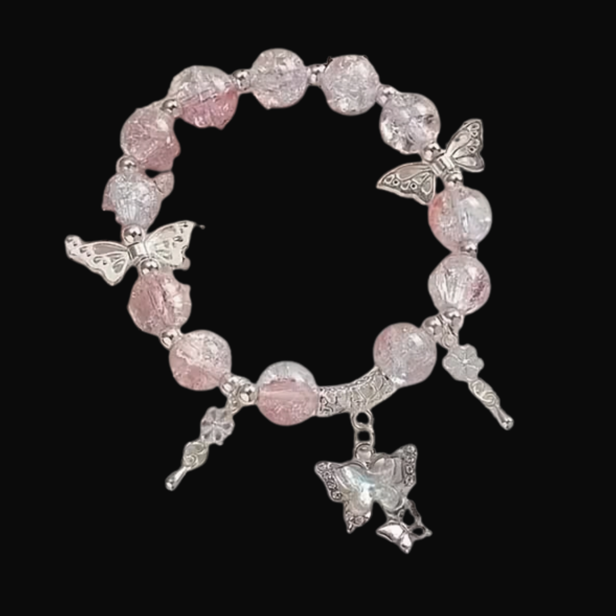 Blush Wing Butterfly Bracelet