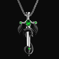 Dragonbound Sword Pendant Necklace