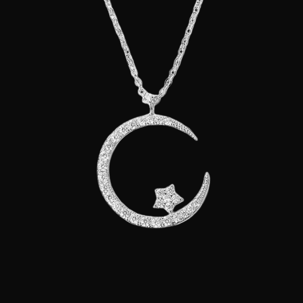 Crescent Star Necklace
