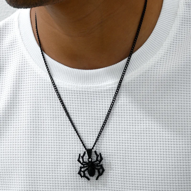 Spider Pendant Necklace