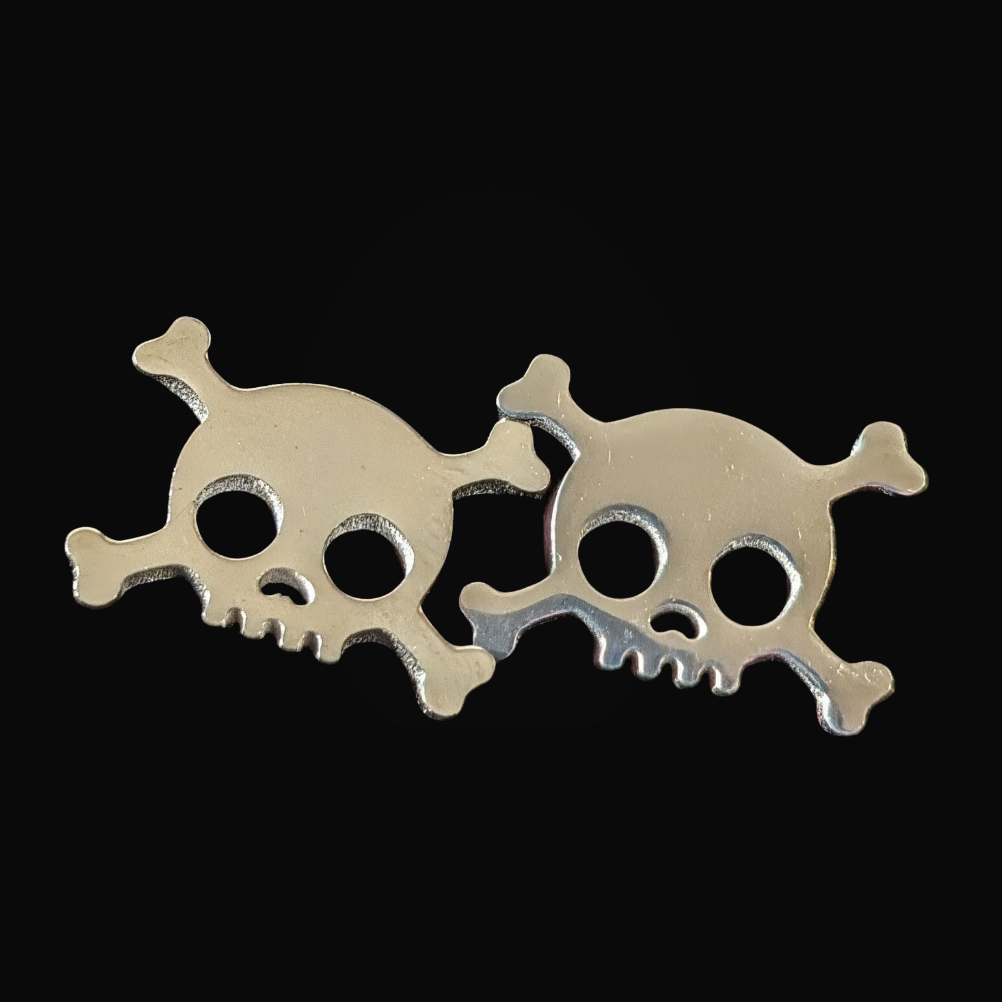 Midnight Skull Stud Earrings