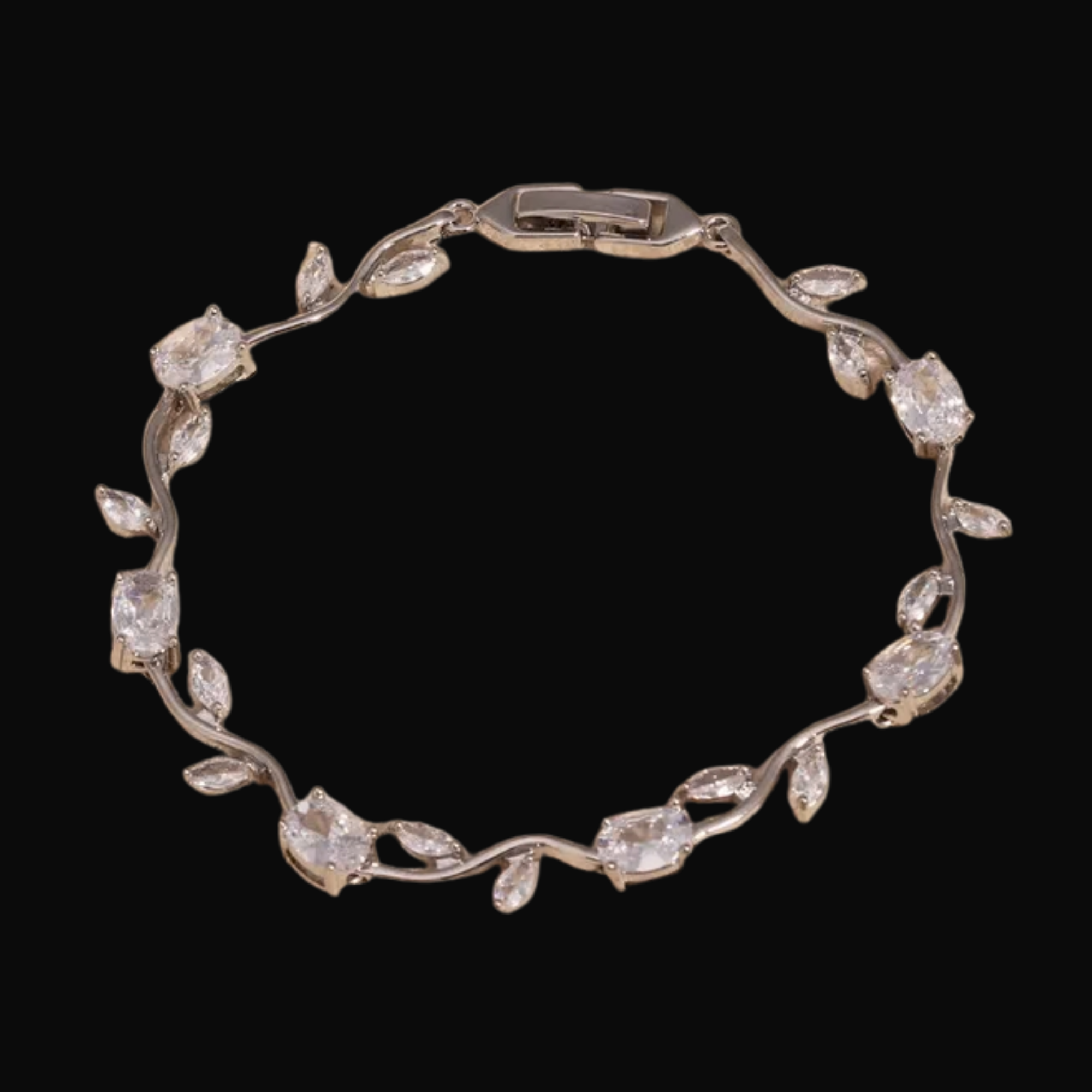 Whispering Vines Crystal Bracelet
